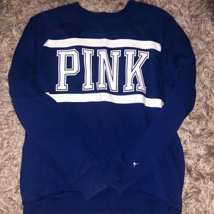 PINK Victoria’s Secret Blue Crewneck Sweatshirt